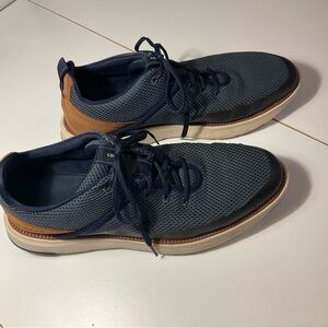 Cole Haan Navy and Tan Sneakers